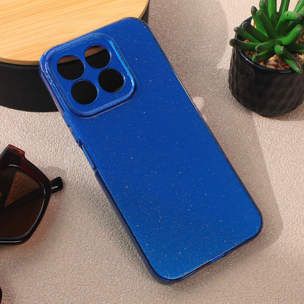Maska za Honor X8b — Sparkle Dust, tamno plava