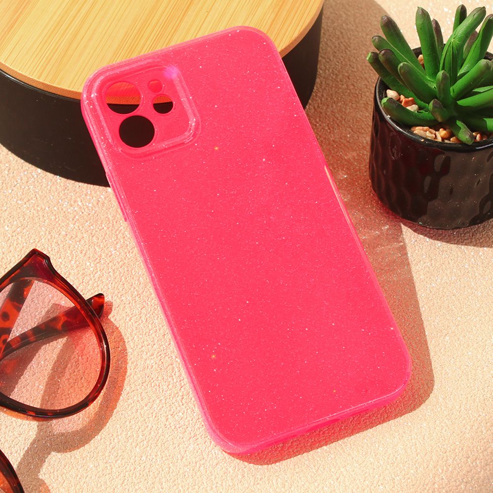Maska za Apple iPhone 12 — Sparkle Dust, pink