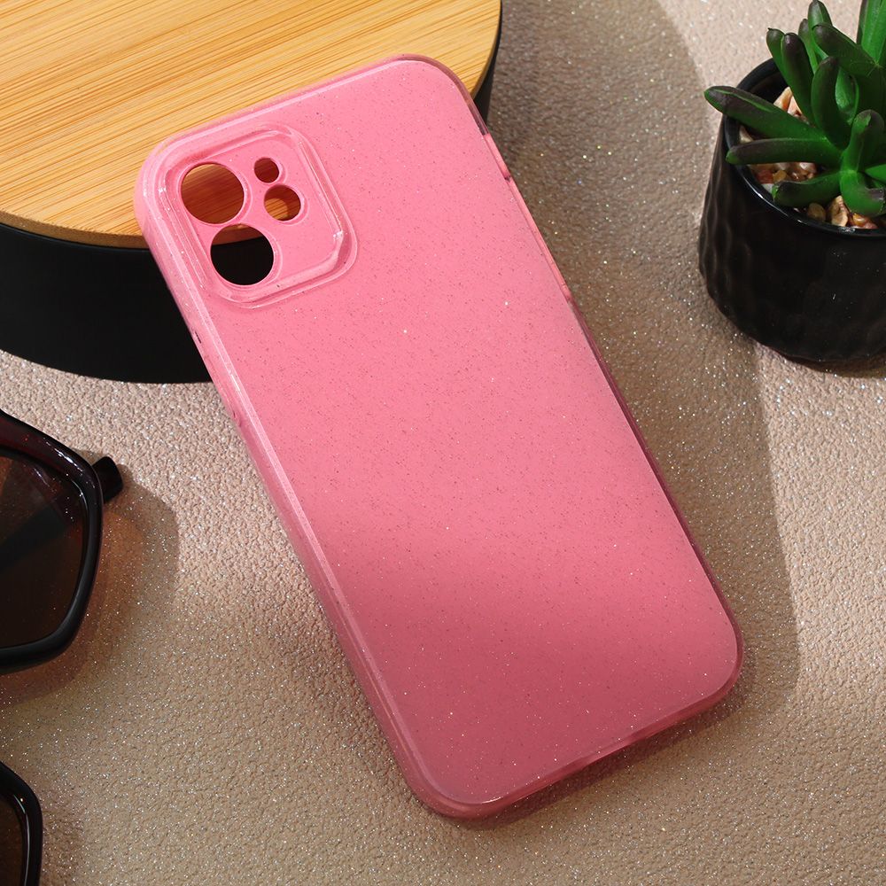 Maska za Apple iPhone 12 — Sparkle Dust, roze