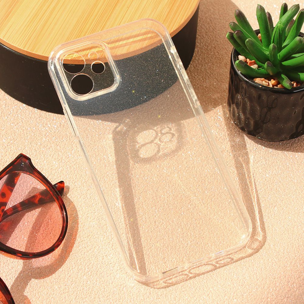 Maska za Apple iPhone 12 — Sparkle Dust, transparent