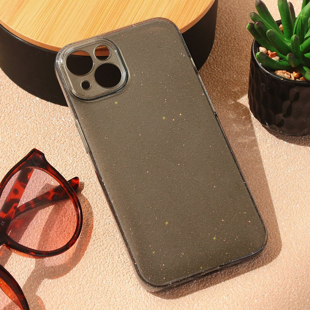Maska za Apple iPhone 13 — Sparkle Dust, crna