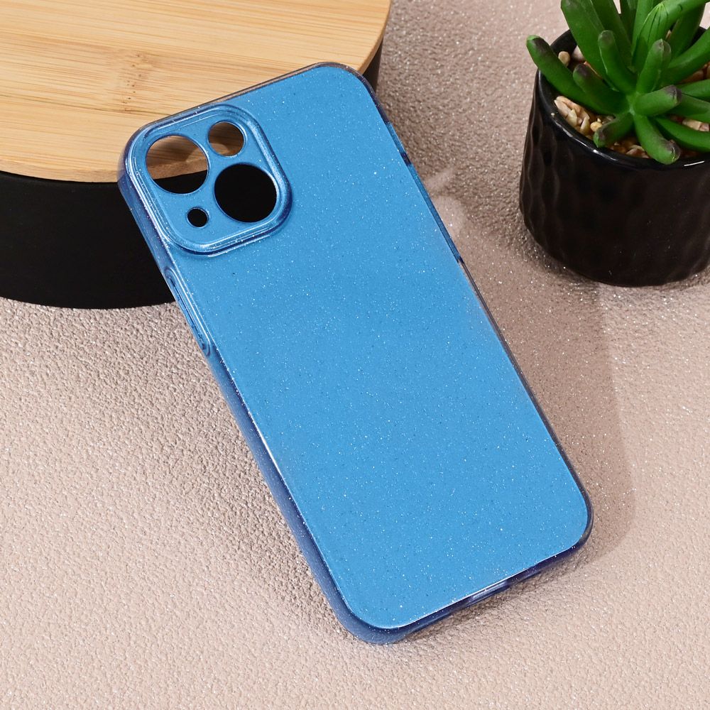 Maska za Apple iPhone 13 mini — Sparkle Dust, svetlo plava