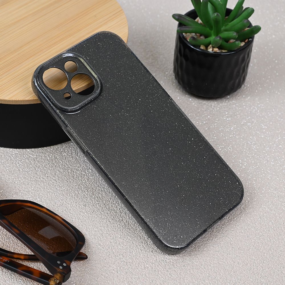 Maska za Apple iPhone 15 — Sparkle Dust, siva