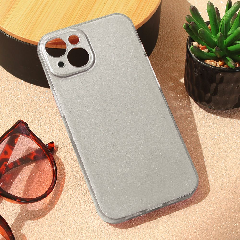 Maska za Apple iPhone 15 — Sparkle Dust, srebrna