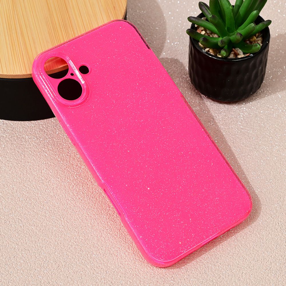 Maska za Apple iPhone 16 Plus — Sparkle Dust, pink
