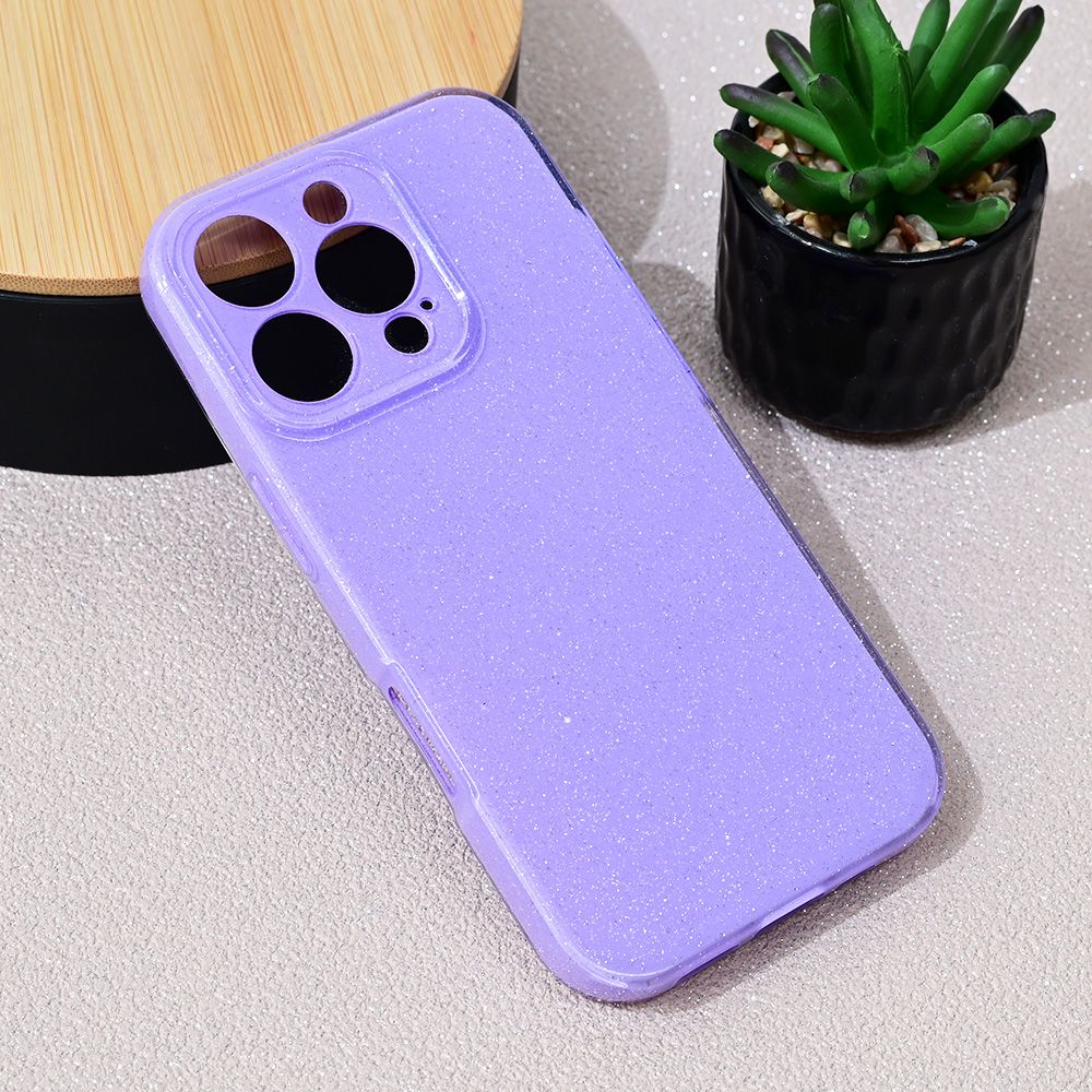 Maska za Apple iPhone 16 Pro — Sparkle Dust, ljubicasta