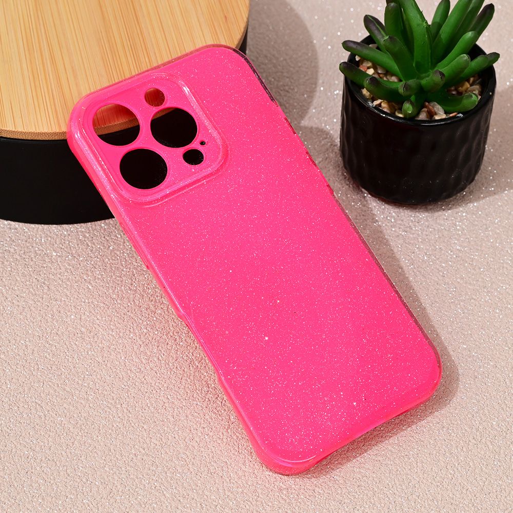 Maska za Apple iPhone 16 Pro — Sparkle Dust, pink
