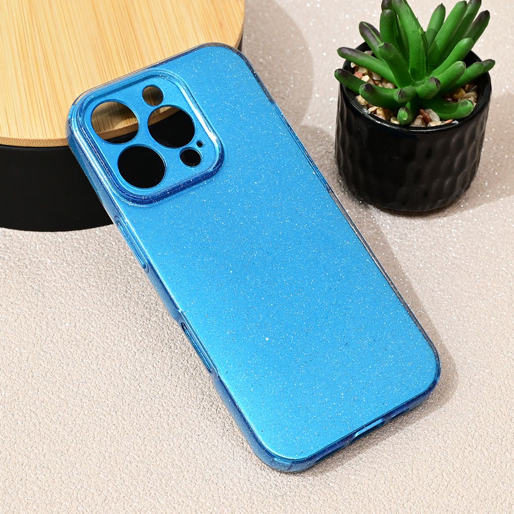 Maska za Apple iPhone 16 Pro — Sparkle Dust, plava