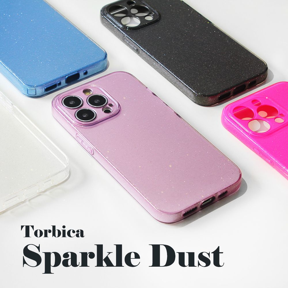 Maska za Samsung Galaxy A06 5G — Sparkle Dust, crna