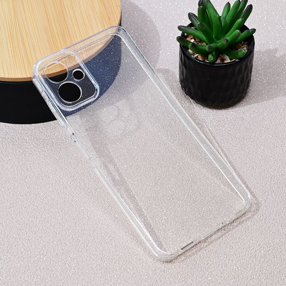 Maska za Samsung Galaxy A06 5G — Sparkle Dust, transparent