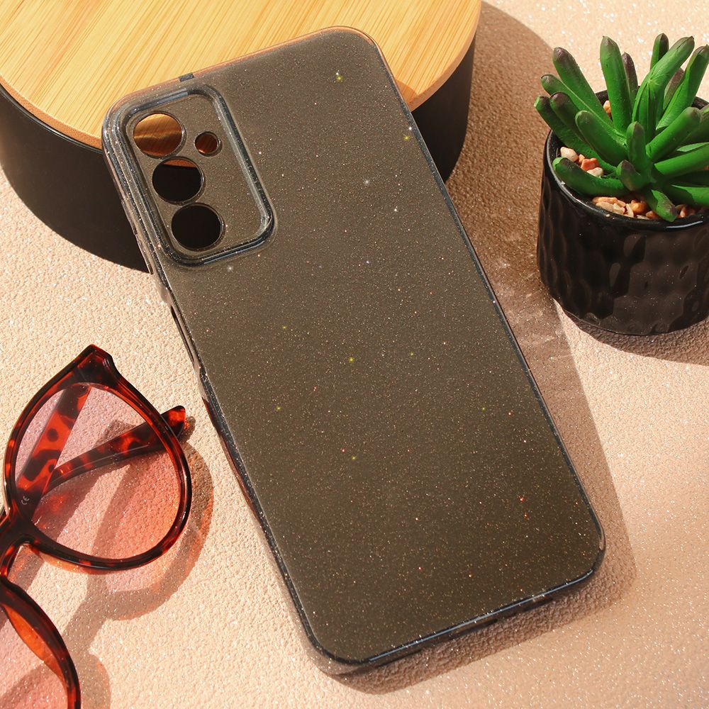 Maska za Samsung Galaxy A14 5G — Sparkle Dust, crna