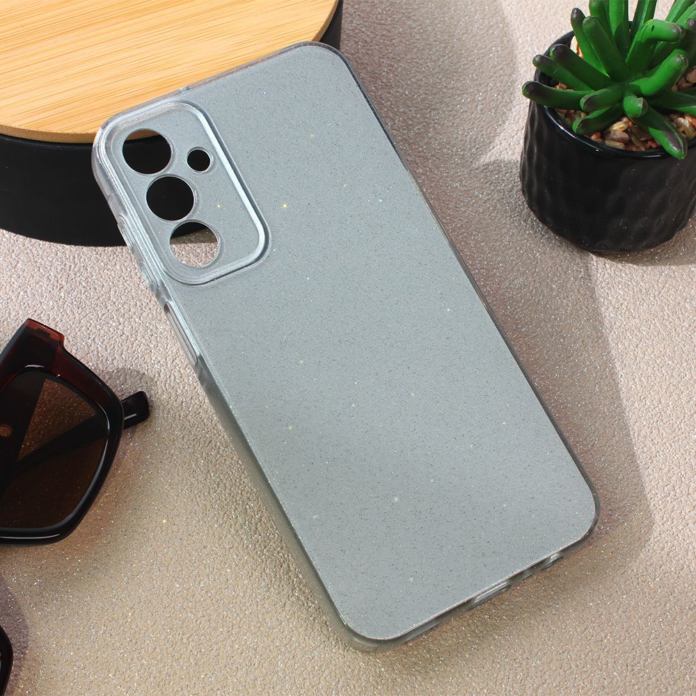 Maska za Samsung Galaxy A15 5G — Sparkle Dust, srebrna