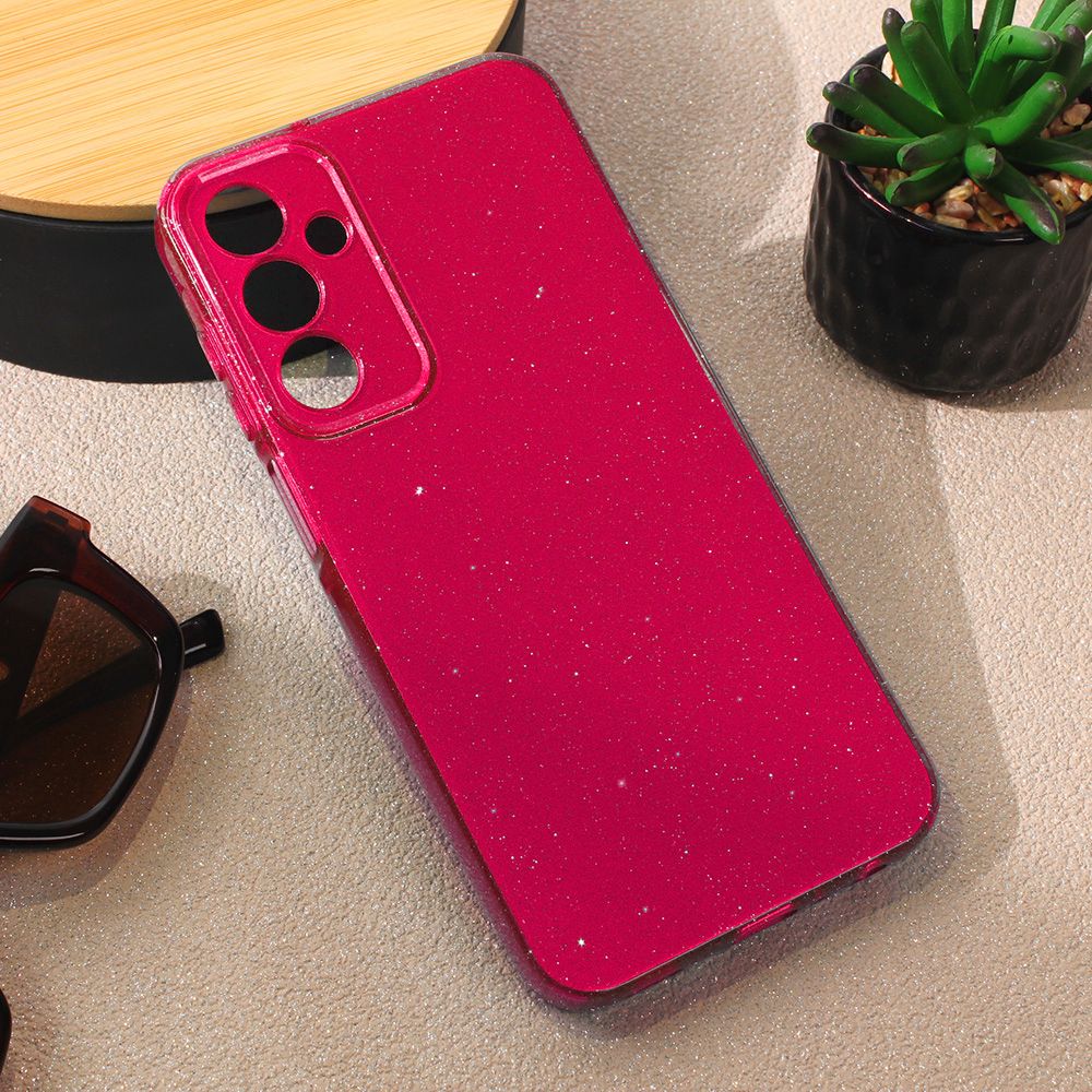 Maska za Samsung Galaxy A25 5G — Sparkle Dust, bordo