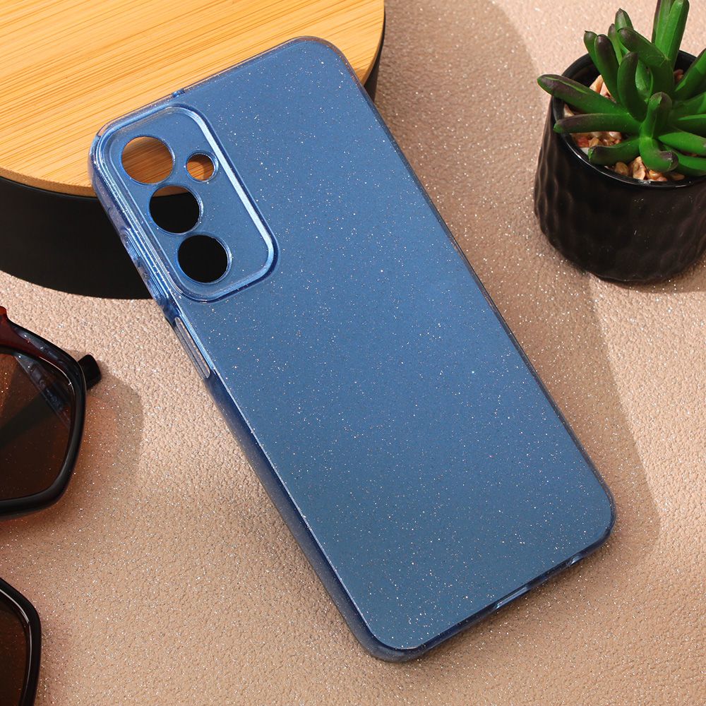 Maska za Samsung Galaxy A25 5G — Sparkle Dust, plava