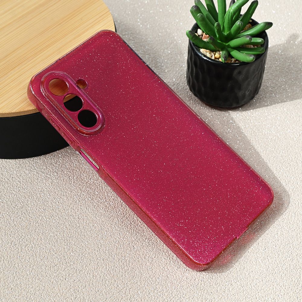 Maska za Samsung Galaxy A26 5G — Sparkle Dust, bordo