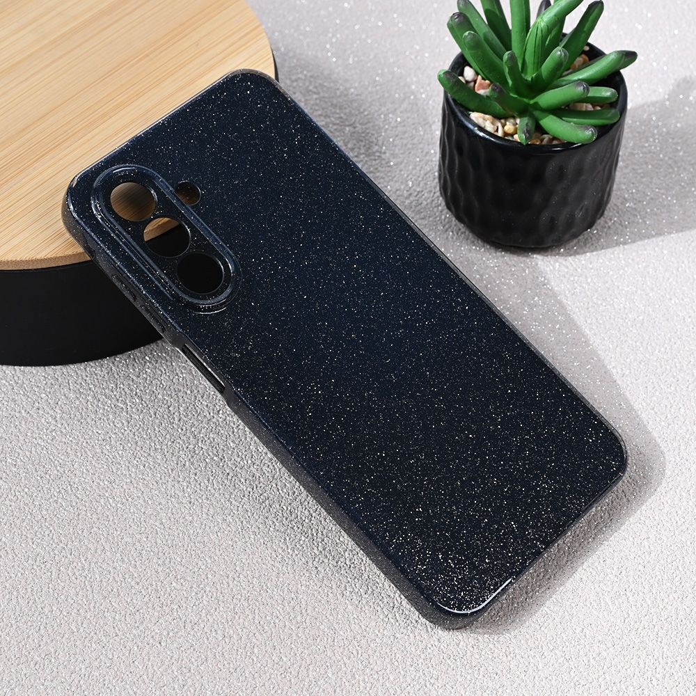Maska za Samsung Galaxy A26 5G — Sparkle Dust, crna