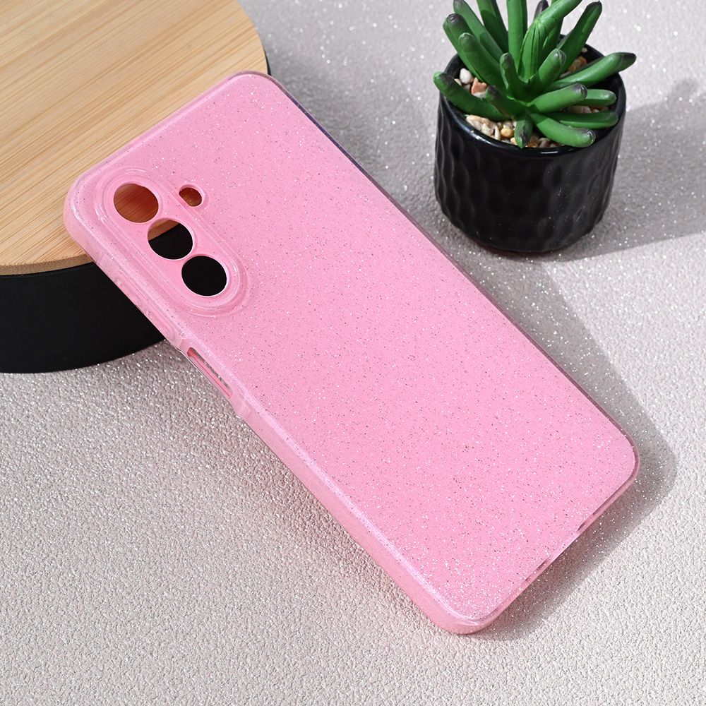 Maska za Samsung Galaxy A26 5G — Sparkle Dust, roze