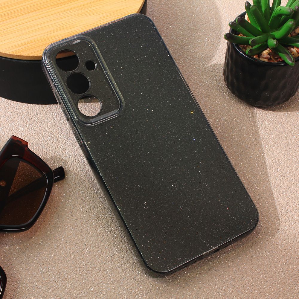 Maska za Samsung Galaxy A35 5G — Sparkle Dust, srebrna