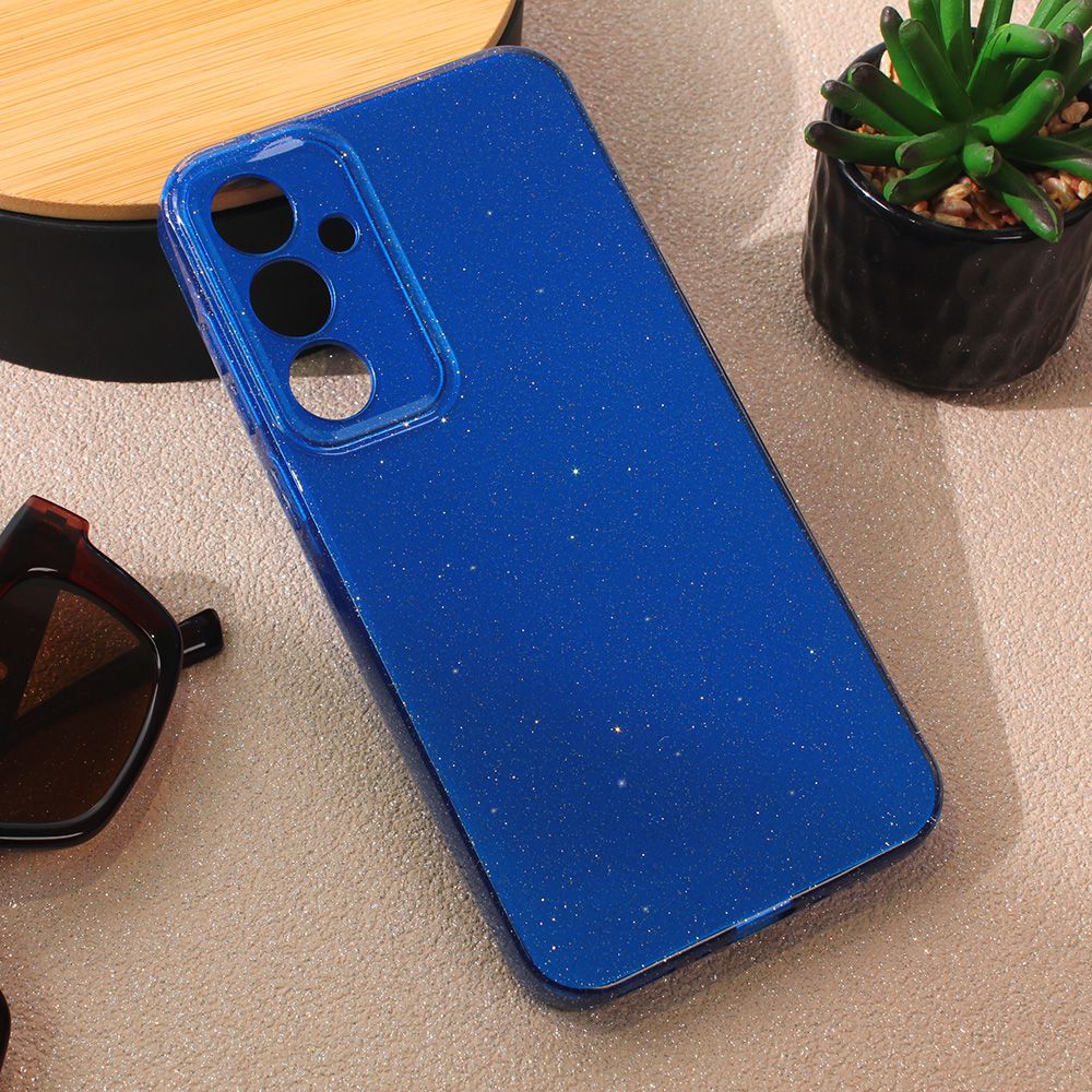Maska za Samsung Galaxy A35 5G — Sparkle Dust, tamno plava