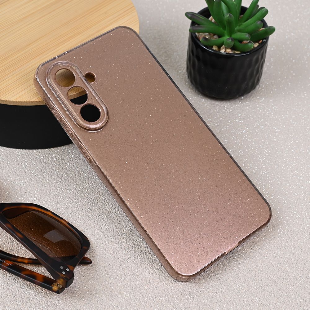 Maska za Samsung Galaxy A36 5G — Sparkle Dust, zlatna