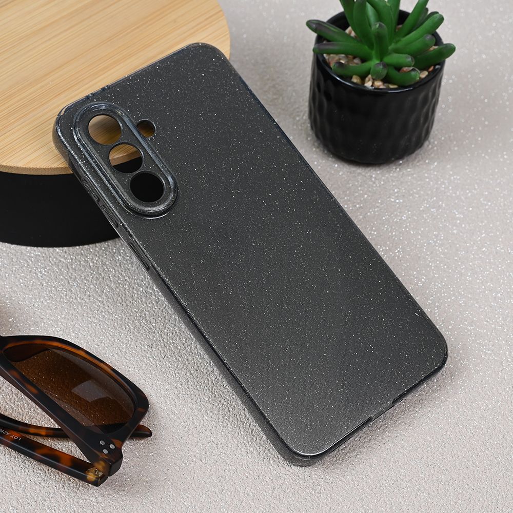 Maska za Samsung Galaxy A36 5G — Sparkle Dust, siva