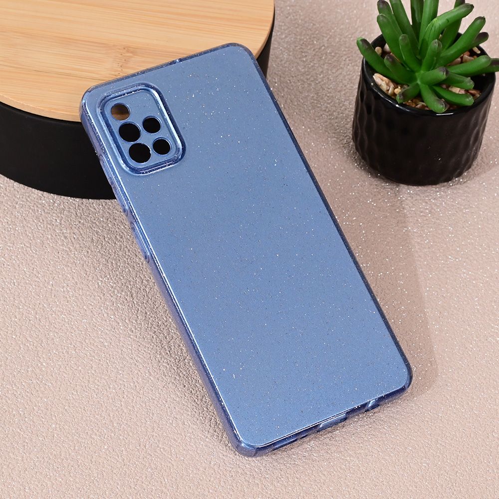 Maska za Samsung Galaxy A51 — Sparkle Dust, plava