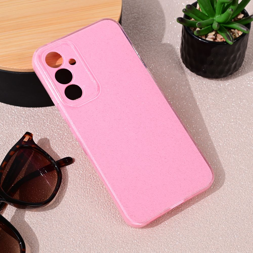 Maska za Samsung Galaxy A54 5G — Sparkle Dust, roze