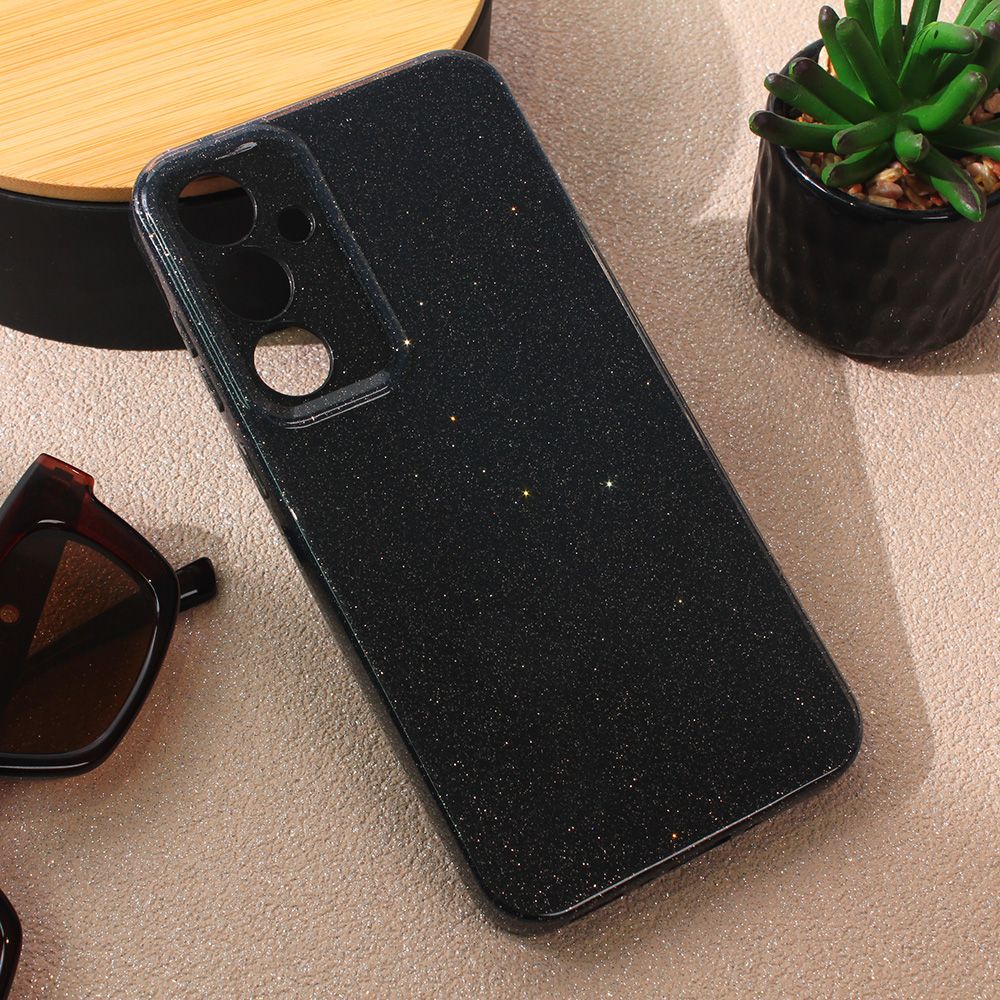 Maska za Samsung Galaxy A55 5G — Sparkle Dust, crna