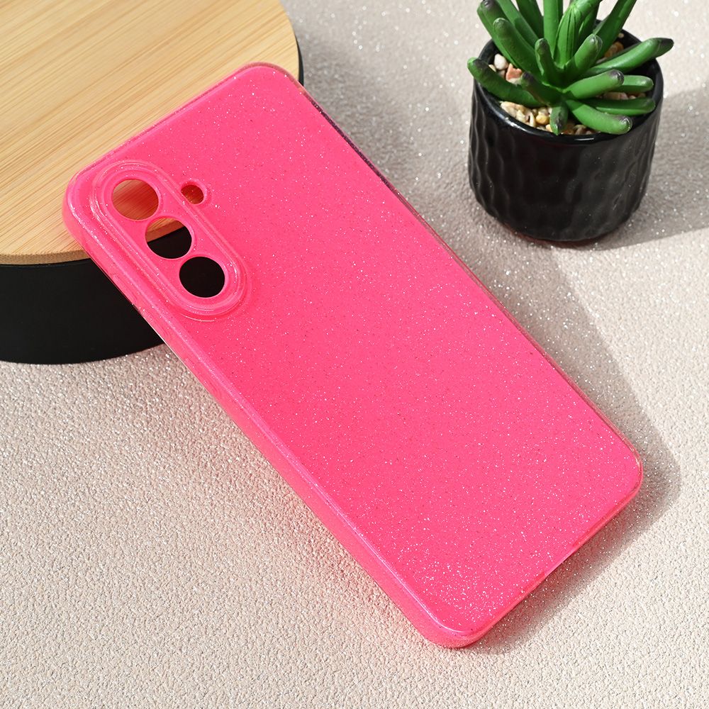 Maska za Samsung Galaxy A56 5G — Sparkle Dust, pink