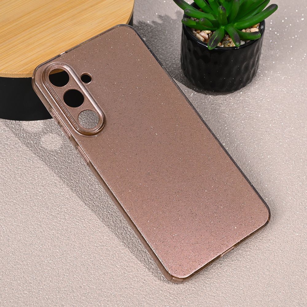 Maska za Samsung Galaxy S25 FE — Sparkle Dust, zlatna