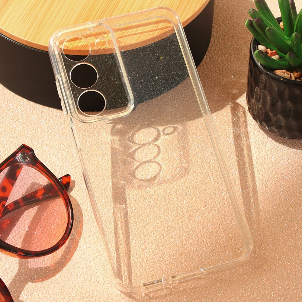 Maska za Samsung Galaxy S23 Plus — Sparkle Dust, transparent