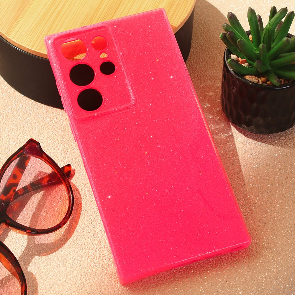 Maska za Samsung Galaxy S23 Ultra — Sparkle Dust, pink