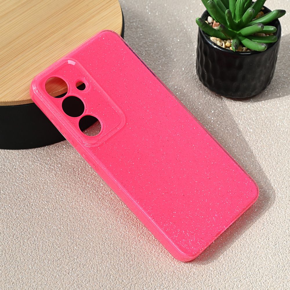 Maska za Samsung Galaxy S25 — Sparkle Dust, pink