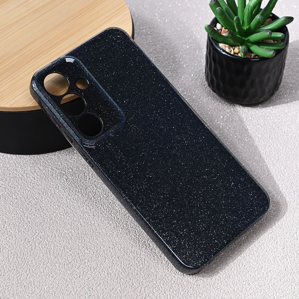 Maska za Samsung Galaxy S25 Plus — Sparkle Dust, crna