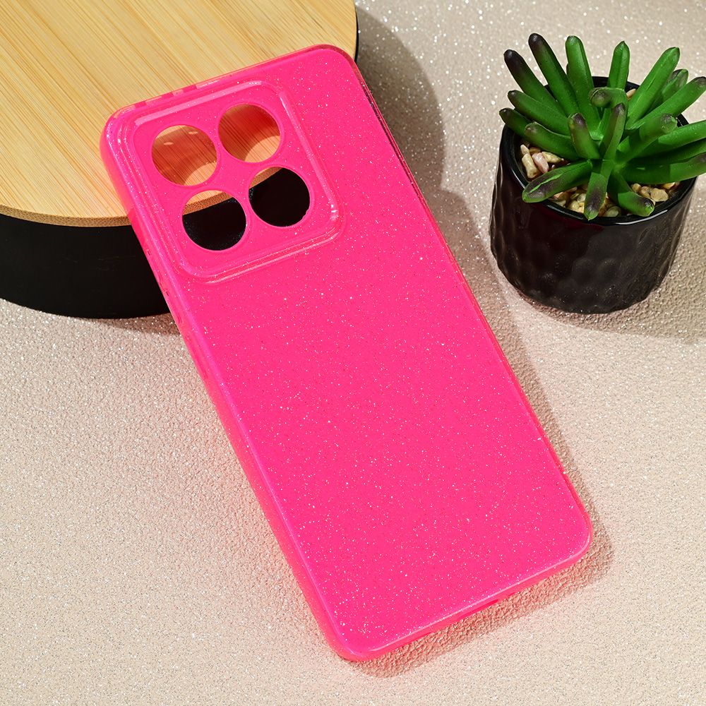 Maska za Xiaomi 14T Pro — Sparkle Dust, pink