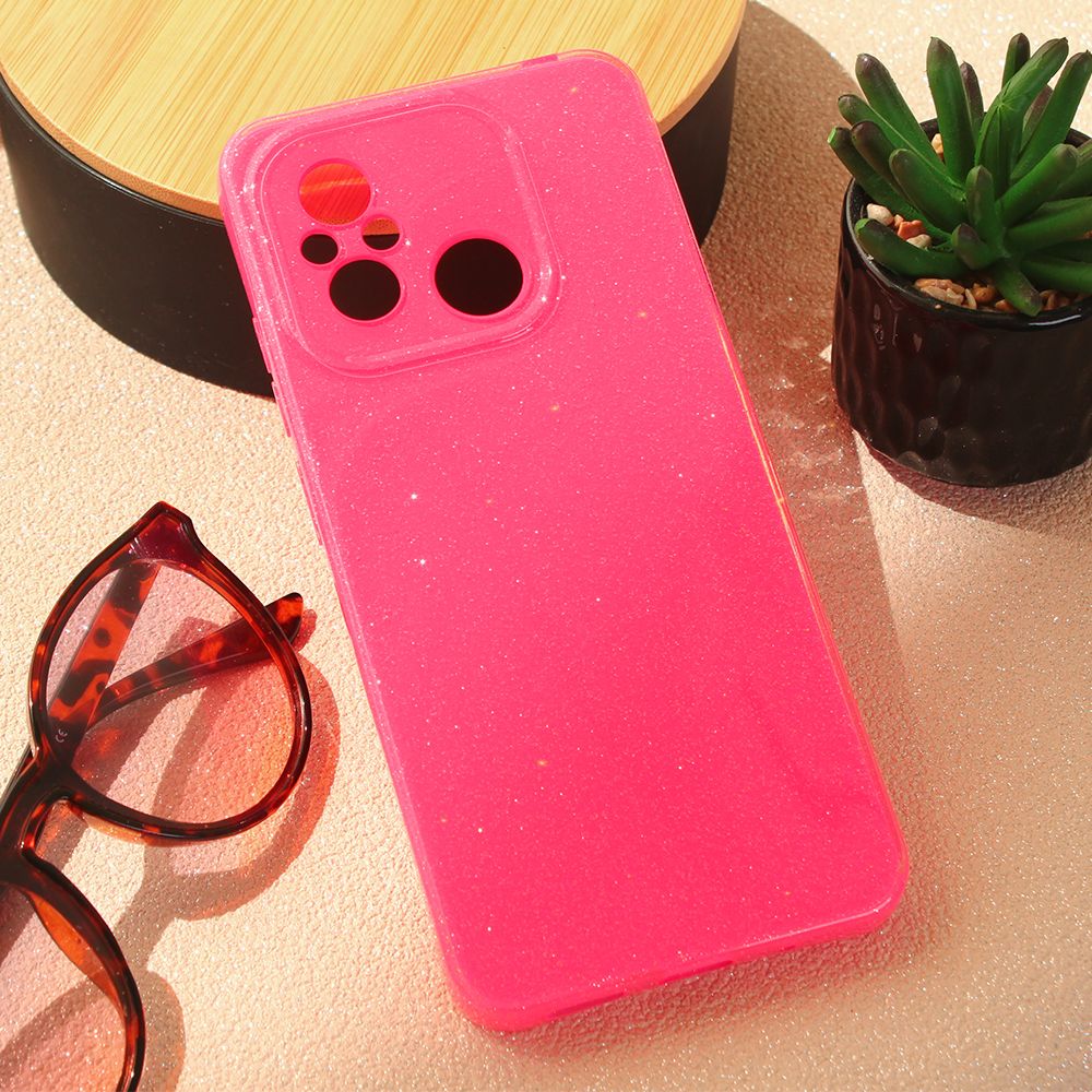 Maska za Xiaomi Redmi 12C — Sparkle Dust, pink