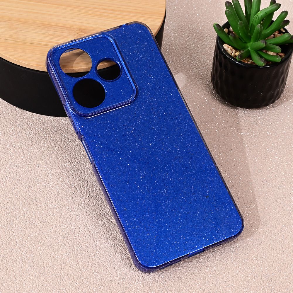 Maska za Xiaomi Redmi 13 — Sparkle Dust, tamno plava