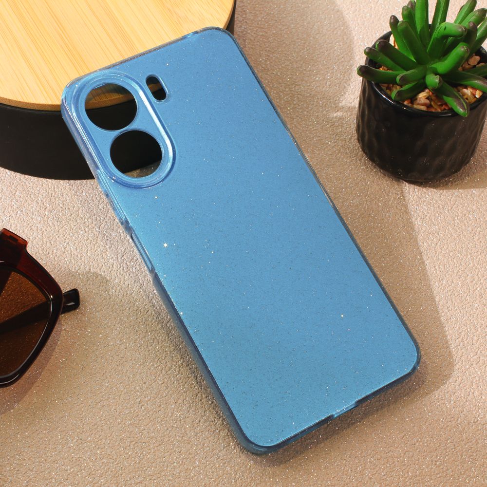 Maska za Xiaomi Redmi 13C — Sparkle Dust, plava