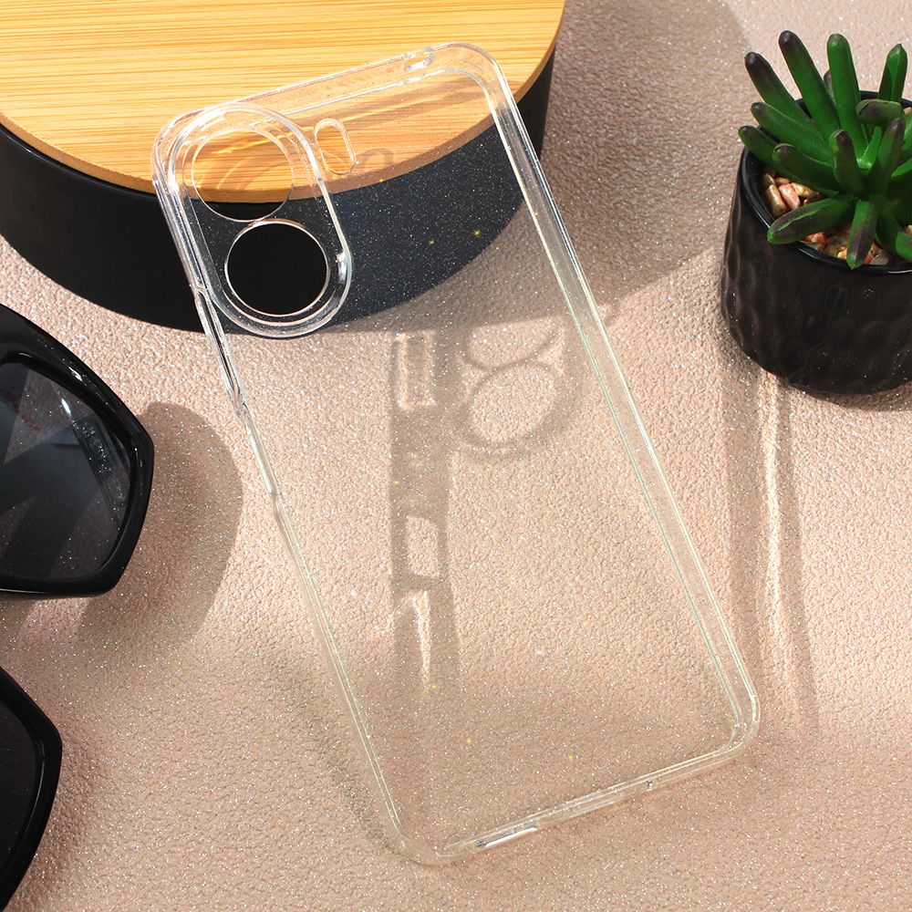 Maska za Xiaomi Redmi 13C — Sparkle Dust, transparent