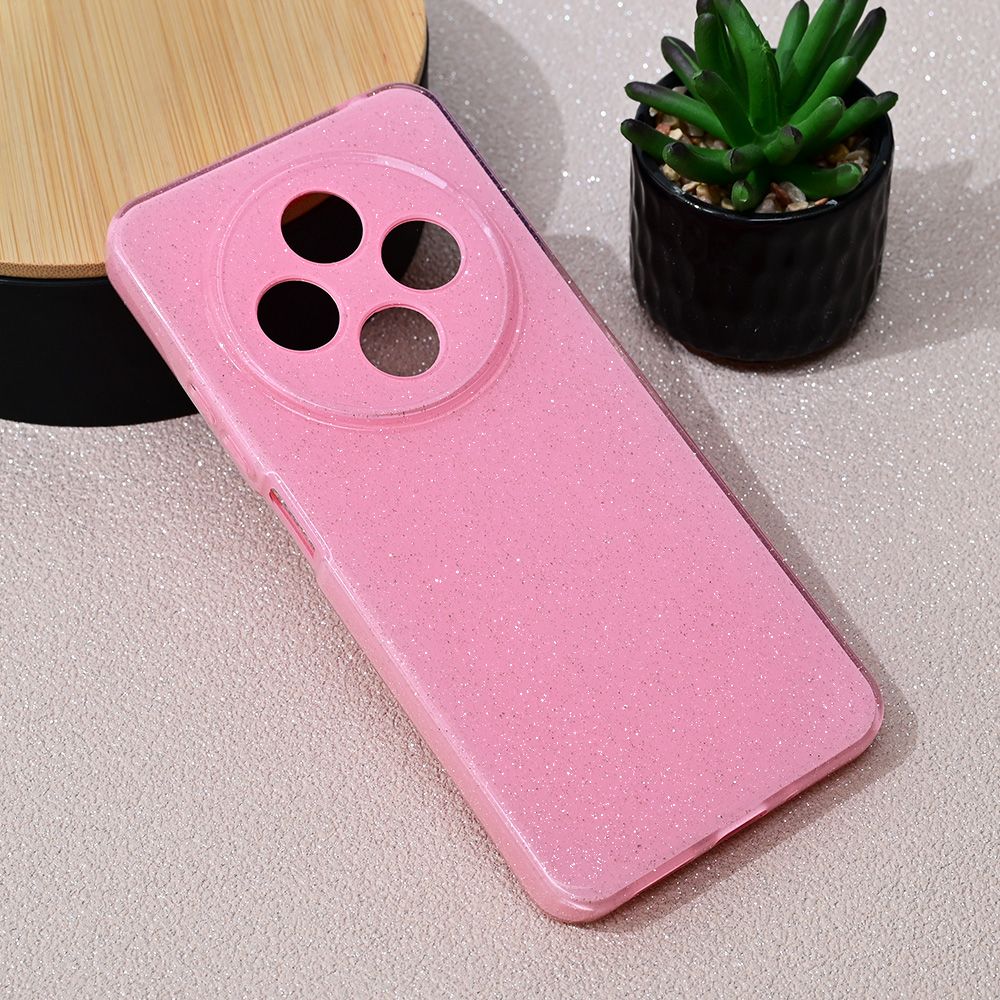 Maska za Xiaomi Redmi 14C — Sparkle Dust, roze