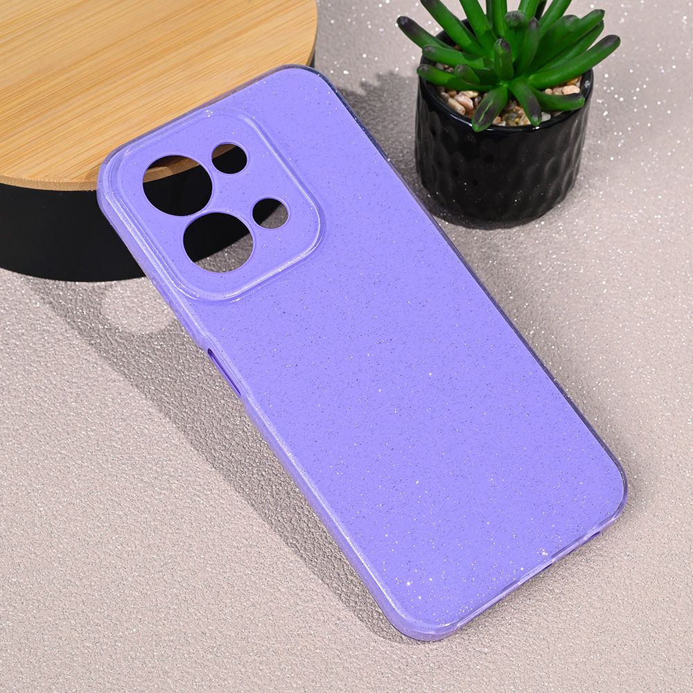 Maska za Xiaomi Redmi 15C — Sparkle Dust, ljubicasta
