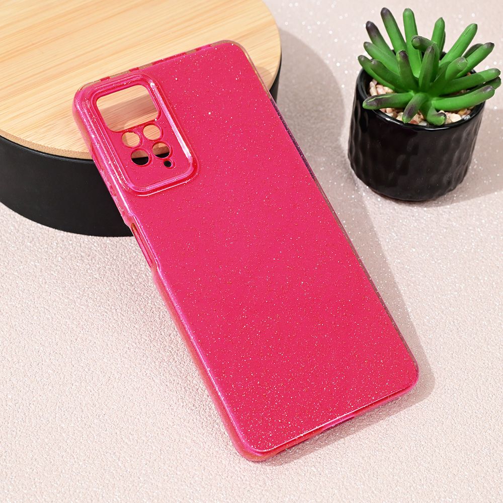 Maska za Samsung — Sparkle Dust, tamno pink