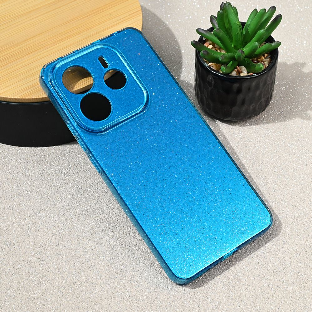 Maska za Samsung — Sparkle Dust, svetlo plava