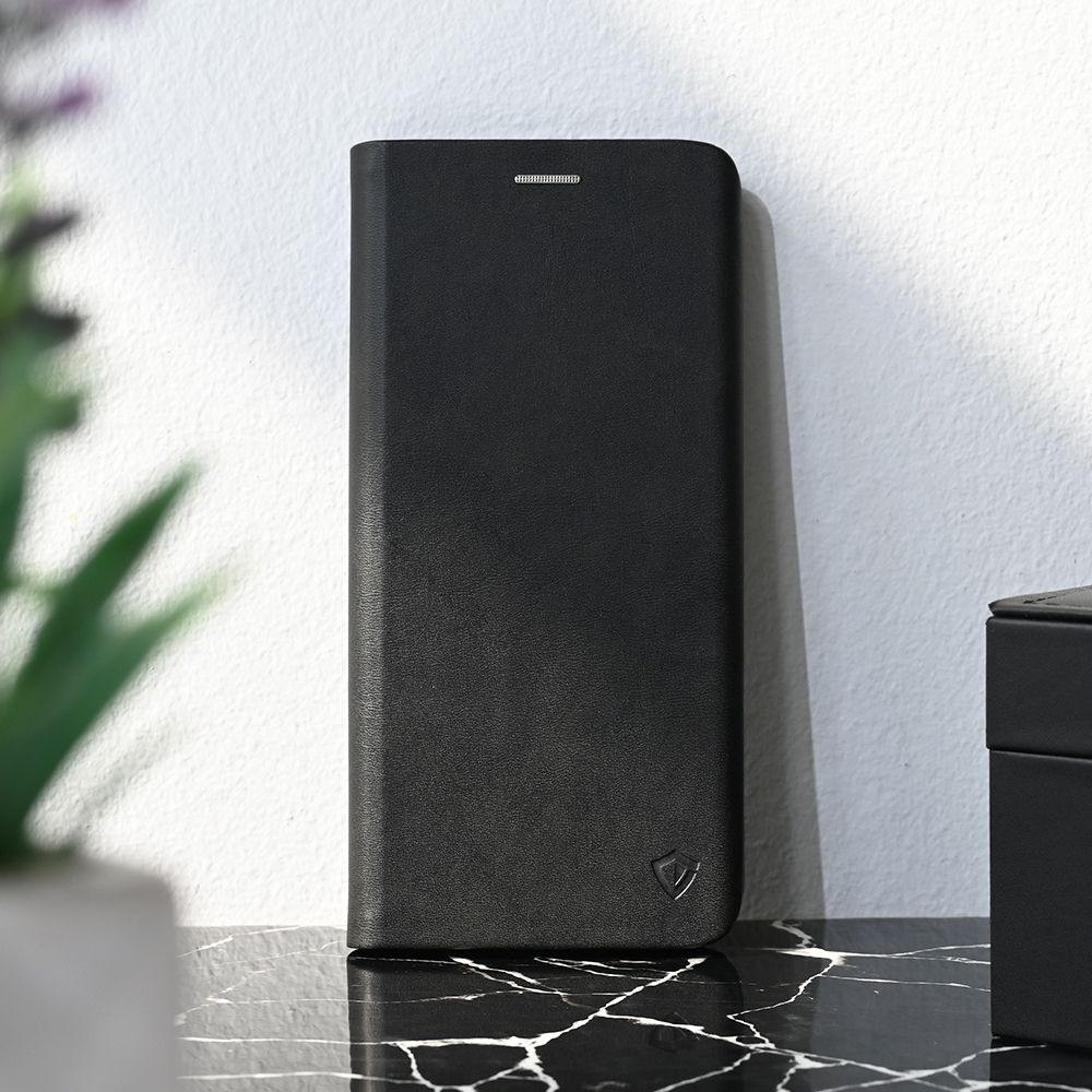 Maska za Honor 400 Smart — Teracell Elegant Flip, crna