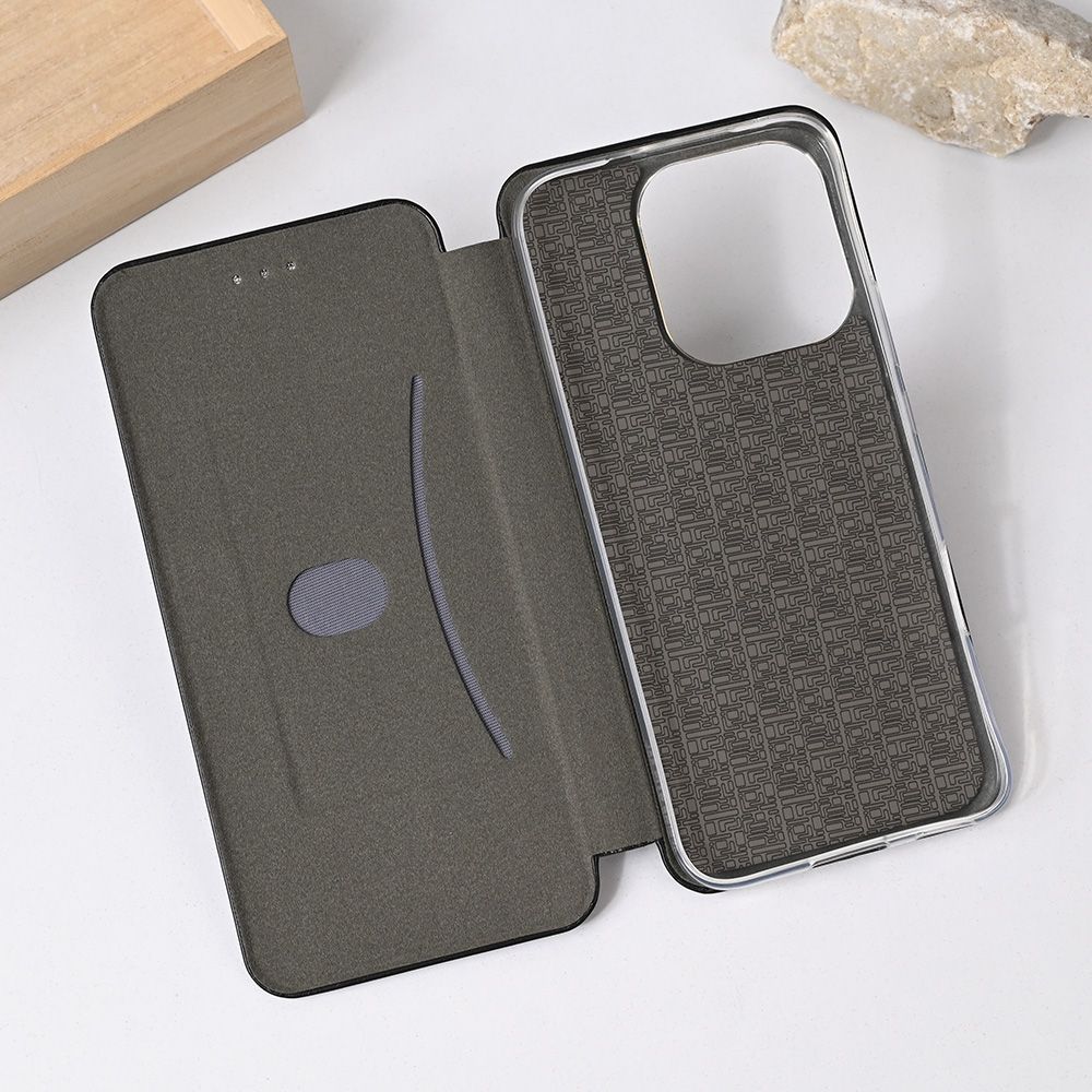 Maska za Honor 400 Lite — Teracell Flip Cover, crna