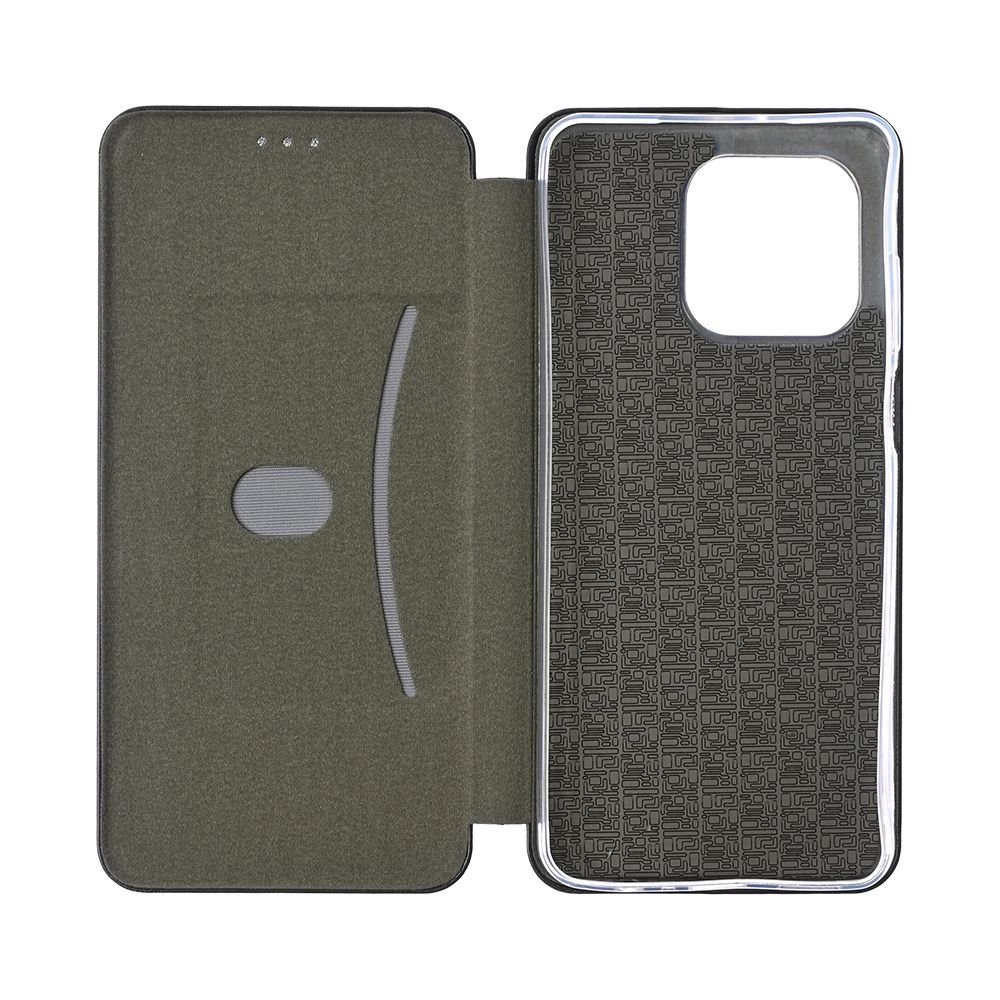 Maska za Honor X5c Plus — Teracell Flip Cover, crna