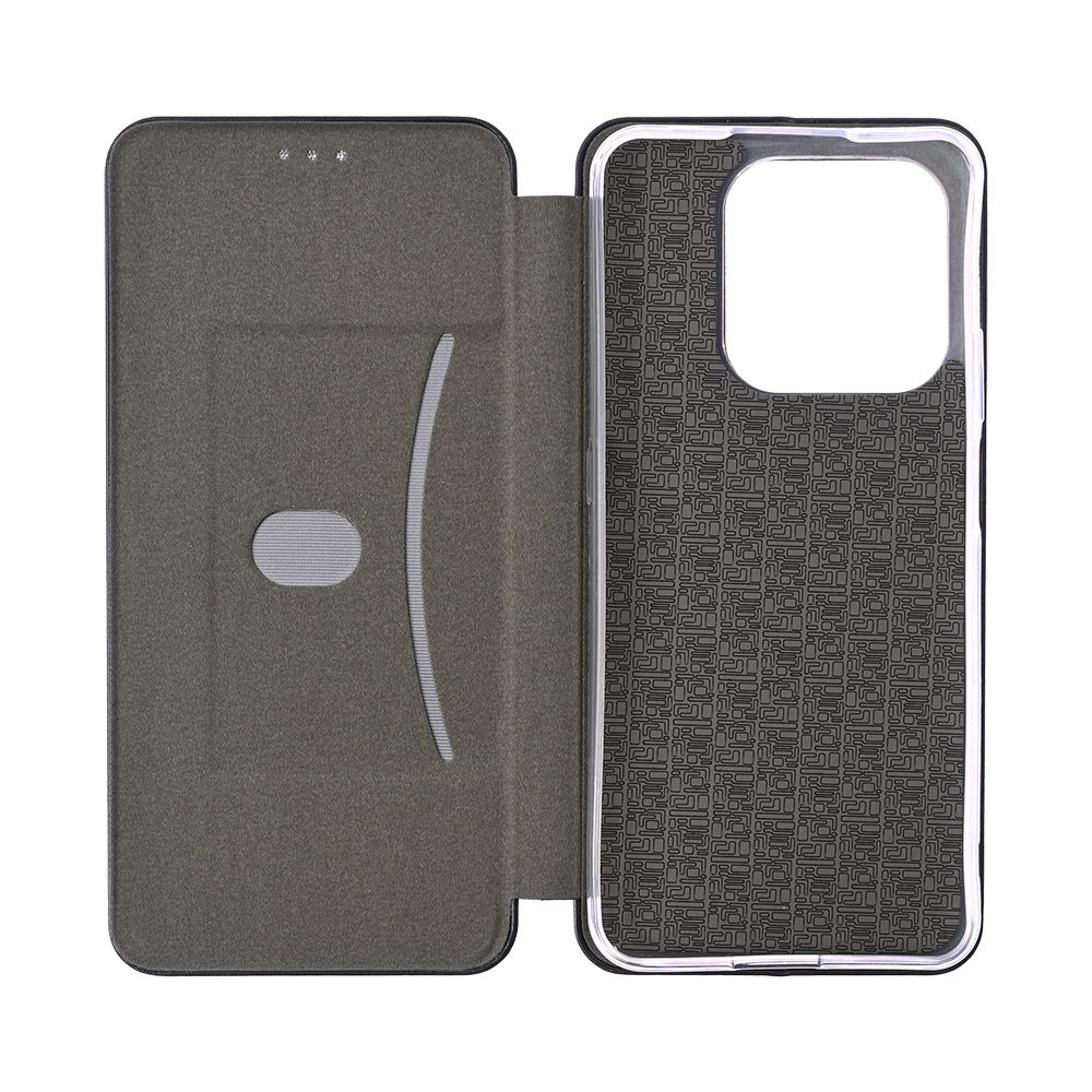 Maska za Honor 400 Smart — Teracell Flip Cover, crna