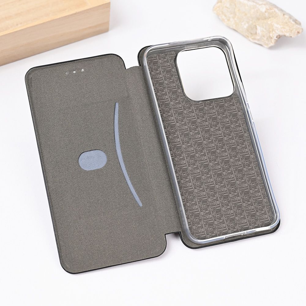 Maska za Honor X8c — Teracell Flip Cover, crna