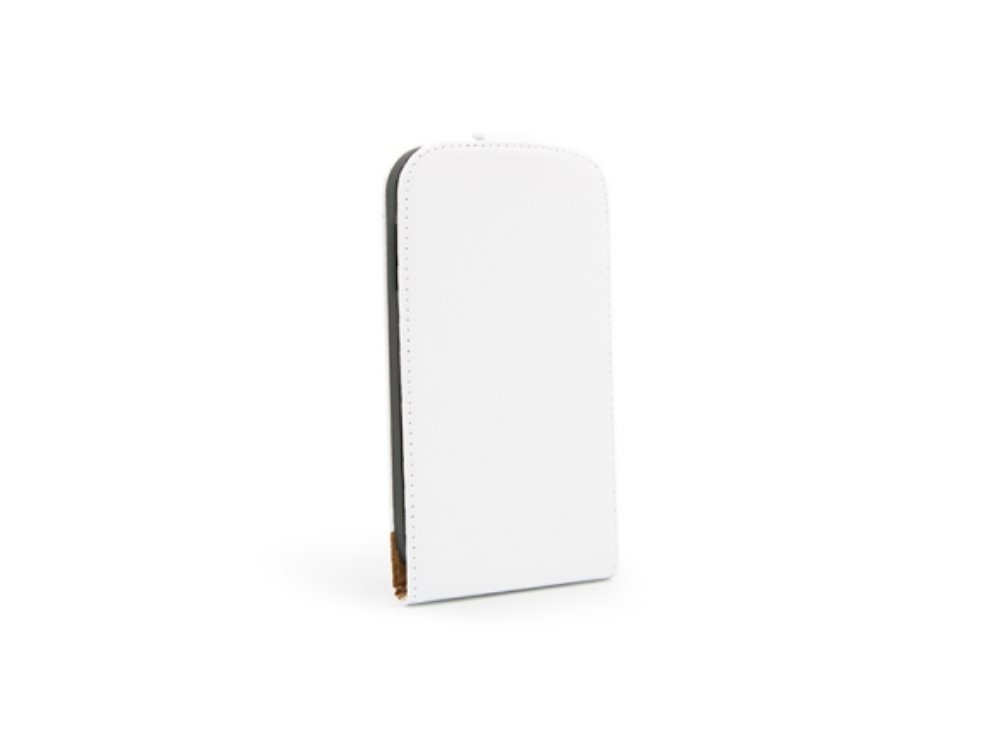 Maska za Samsung Galaxy Grand Neo — Teracell flip top, bela