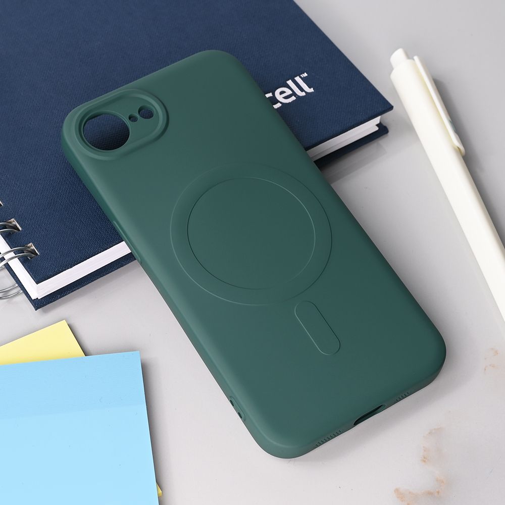 Maska za Apple iPhone 16e — Teracell Giulietta Magsafe, tamno zelena